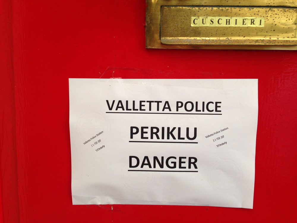 Periklu Danger in Valletta